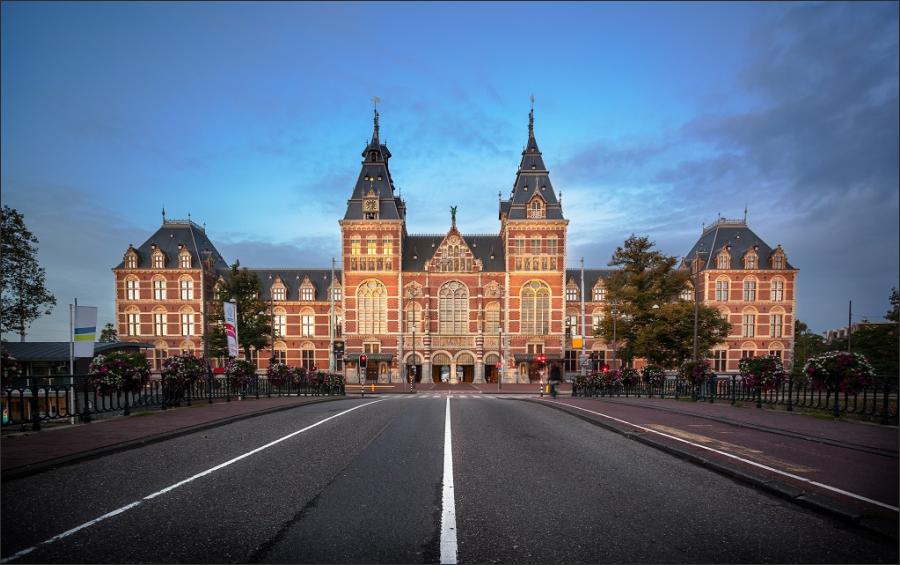 The Rijksmuseum in Amsterdam