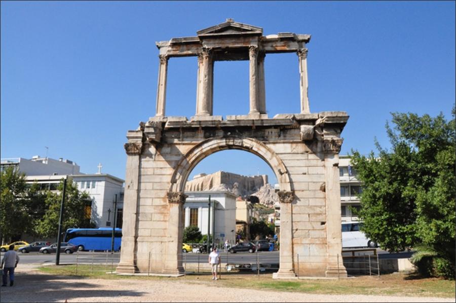 Arch of Hadrian in Athens