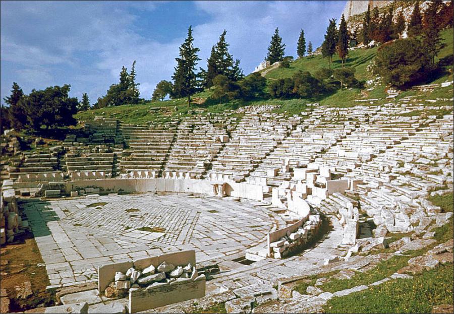 The Theatre of Dionysos in Athens