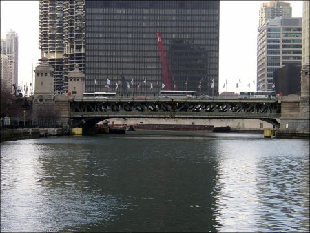 From the Chicago River on Michigan Ave