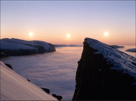Alaska: Midnight Sun tracking across Arctic Sky
