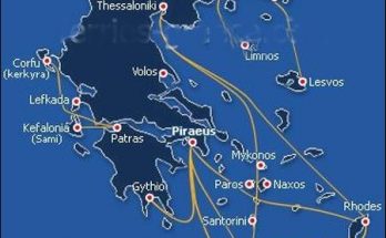 Make your way through the Greek islands by ferry