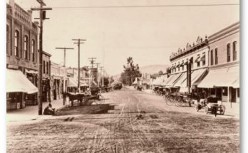 Los Angeles in 1895 with Sepia Tones