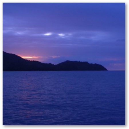 Seychelles Exotic Sunset Landscape