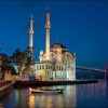 Bosphorus River Bridge and Ortakoy Mosque in Istanbul