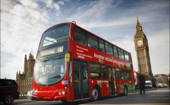 Iconic Red Bus Services in London
