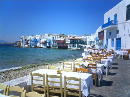 Traveling to Mykonos and Santorini Islands in Greece