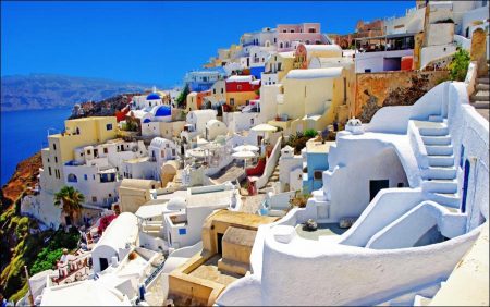 Traveling to Mykonos and Santorini Islands in Greece