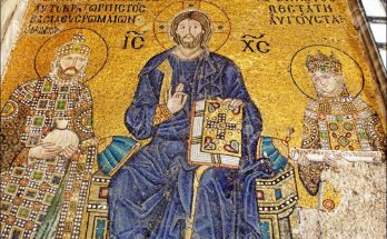 The Mosaics of St. Sophia Museum at Istanbul