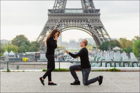 How about a marriage proposal in Paris?