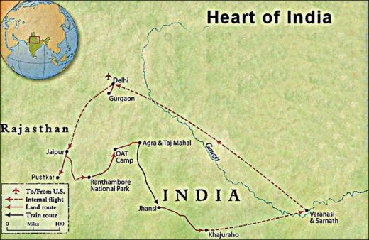 What about a journey to the heart of India by train?